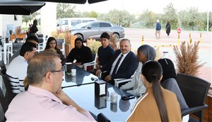 Uluslararası Öğrencilerimiz ile Aksaray Üniversitesi Rektörü Prof. Dr. Alpay Arıbaş Bir Araya Geldi