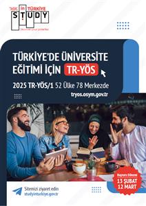 TR-YÖS BAŞVURUSU YAPACAK ÖĞRENCİLERİN DİKKATİNE