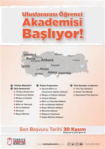 ULUSLARARASI ÖĞRENCİ AKADEMİSİ BAŞLIYOR